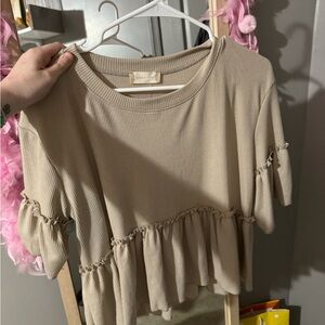 NWT altrd state 3/4 sleeve peplum top